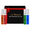 La French City Mini Gift Set Perfumes men & women 4 x 10 ml