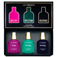 La French Belief Bestow & Bespoke Gift Set Perfume for men 3 x 30 ml