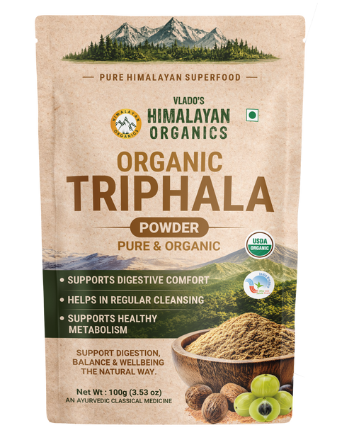 Vlado's Himalayan Organics Triphala Churna Powder – 100 gm