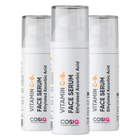 CosIQ Vitamin C-8% Face Serum, 30 ml (Pack of 3)