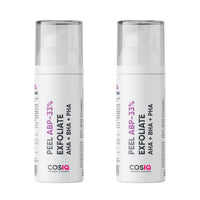 CosIQ ABP 33% Strong Exfoliating Peel AHA 25% | PHA 6% | BHA 2% Peeling Solution, 30ml (Pack of 2)