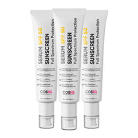 CosIQ Outdoor Sunscreen Serum SPF 50 PA++++ Broad Spectrum, 100ml (Pack of 3)