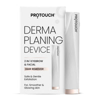 Protouch Dermaplaning Device Electric 2 In 1 Eyebrow and Face Hair Remover 1 Unit