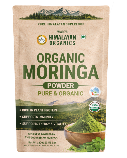 Vlado's Himalayan Organics Moringa Superleaf Powder – 200 gm