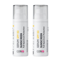 CosIQ Outdoor Sunscreen Serum SPF 50 PA++++ Broad Spectrum, 30ml (Pack of 2)