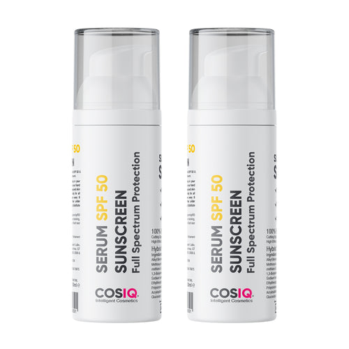 CosIQ Outdoor Sunscreen Serum SPF 50 PA++++ Broad Spectrum, 30ml (Pack of 2)