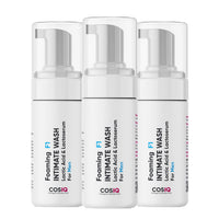 CosIQ Foaming F1 Intimate Wash for Men, 100ml (Pack of 3)