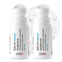 CosIQ Brightening Underarm Roll On Serum for Men, 40ml (Pack of 2)