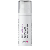 CosIQ ABP 11% Beginner Friendly Exfoliating Peel AHA 6% | PHA 4% | BHA 1% Peeling Solution - 30 ml