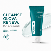Above 40 Glow Face Wash – Korean Anti Ageing & Brightening Cleanser with Glutathione 50 ml