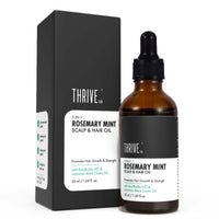 ThriveCo 2-in-1 Rosemary Mint Scalp & Hair Oil for Hair Growth & Strength | Controls Hair Fall, Promotes Scalp Health 50 ml