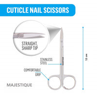 Majestique Cuticle Trimmer Straight Tip Scissors 1 Piece