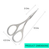 Majestique Small Grooming Rounded Scissors 1 Piece