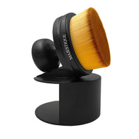 Majestique Flat Round Shaped Foundation Blender Brush Black 1 Piece