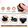 Majestique Flat Round Shaped Foundation Blender Brush Black 1 Piece