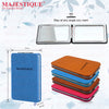 Majestique Leatherette Texture Compact Hand Mirror Assorted 1 Piece