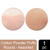 Majestique Cotton Powder Puffs Round Assorted 1 Piece