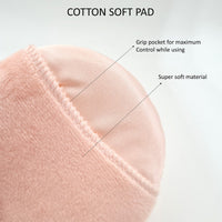 Majestique Cotton Powder Puffs Round Assorted 1 Piece