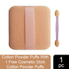 Majestique Cotton Powder Puffs With 1 Free Cosmetic Stick Cotton Powder Puffs 1 Piece