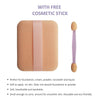 Majestique Cotton Powder Puffs With 1 Free Cosmetic Stick Cotton Powder Puffs 1 Piece