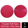 Majestique Powder Puff Face Soft Pad Pink Tone 1 Piece