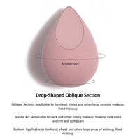 Majestique Heart Shape Blender Beauty Makeup Sponge Set 2 Pieces