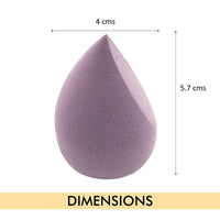 Majestique Heart Shape Blender Beauty Makeup Sponge Set 2 Pieces