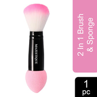 Majestique 2 In 1 Brush & Sponge Makeup Blender 1 Piece