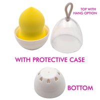 Majestique Beauty Blender Sponge With Holder Case Assorted 1 Piece