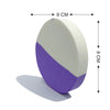 Majestique Round Makeup Facial Soft Sponge 1 Piece