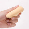 Majestique Flat Oval Makeup Sponge With Dual Side Sponge Stick 1 Piece