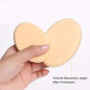 Majestique Flat Oval Makeup Sponge With Dual Side Sponge Stick 1 Piece