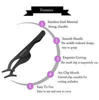 Majestique Stainless Steel False Eyelash Curlers Assorted 1 Piece