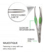 Majestique Eyebrow Plucker Tweezers 1 Piece