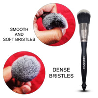 Majestique Highlighter Powder Brush Soft Dense Synthetic Bristles 1 Piece
