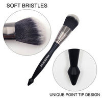 Majestique Highlighter Powder Brush Soft Dense Synthetic Bristles 1 Piece