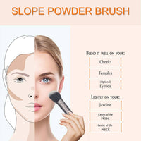 Majestique Large Powder Brush Premium Synthetic Kabuki Brush 1 Piece