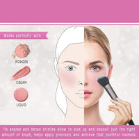 Majestique Large Powder Brush Premium Synthetic Kabuki Brush 1 Piece