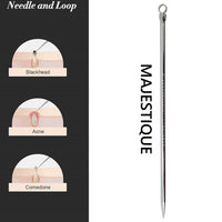 Majestique Blackheads Removing Needle Tool 2 In 1 1 Piece