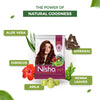 Nisha Henna Based Hair Colour Natural Brown 25 g x 10 Packs