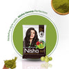 Nisha Henna Based Hair Colour Original Black 25 g x 10 Packs