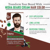Nisha Beard Colour Natural Brown 120 g â€“ Ammonia-Free (1 Pack)
