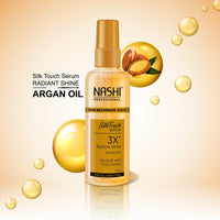 Nashi Argan Oil Hair Serum for Women & Men – Strengthens Hair, Reduces Breakage, Adds Shine & Controls Frizz (100ml)