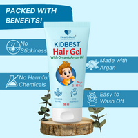 HealthBest Kids Hair Styling Gel With Organic Argan Oil 50 ml