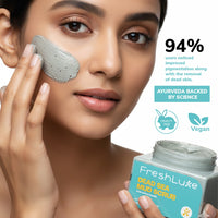 FreshLuxe Dead Sea Mud Face and Body Scrub for Men & Women 200 g