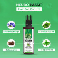 Passion Indulge Natural Neuropassit NTstress Hair fall control & Cooling oil 100 ml