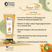 Passion Indulge Pearl-Ce Face and Body Vitamin C & E 100 gm