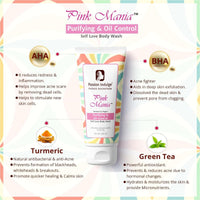 Passion Indulge Pink Mania AHA BHA Purifying & Oil Control Body Wash 200 ml