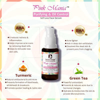 Passion Indulge Pink Mania AHA BHA Purifying & Oil Control Face Serum 10 ml