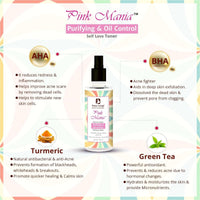 Passion Indulge Pink Mania AHA BHA Purifying & Oil Control Face Toner 100 ml